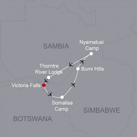 Simbabwe und Sambia für Genießer