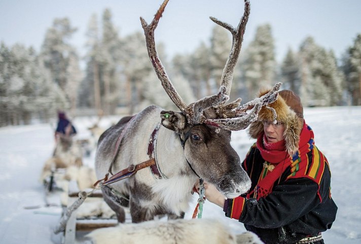 Finnische Winterwoche in der Arktis