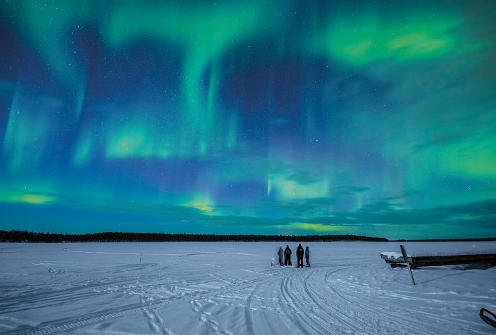 Wildnis unter dem Polarlicht - Inari