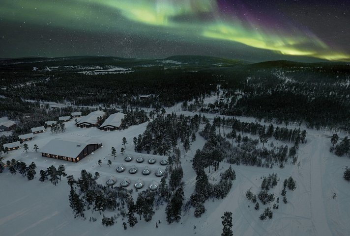 Wildnis unter dem Polarlicht - Inari
