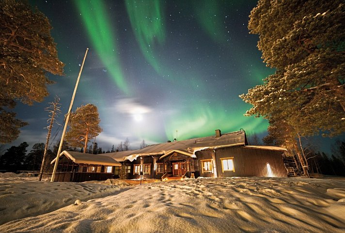 Wildnis unter dem Polarlicht - Nellim