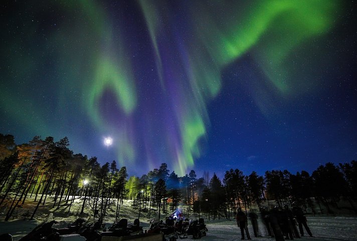 Wildnis unter dem Polarlicht - Nellim