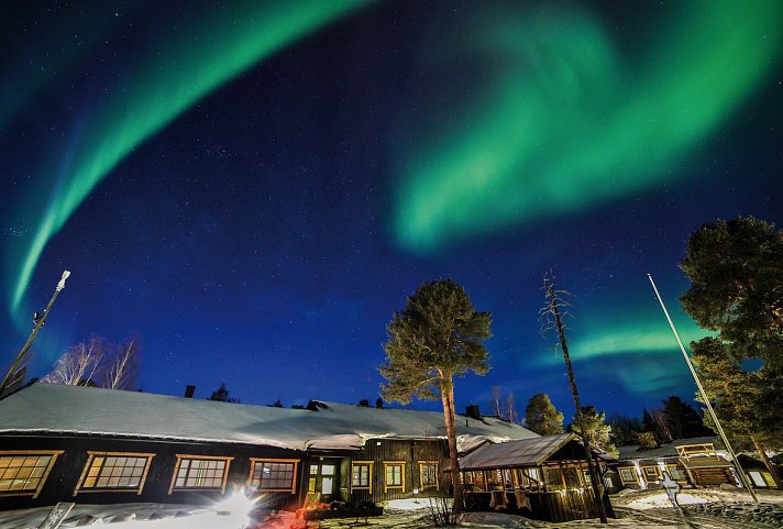 Wildnis unter dem Polarlicht - Nellim