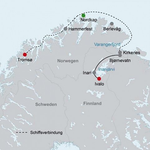 Erlebnis Lappland: Wildnis und Eismeer