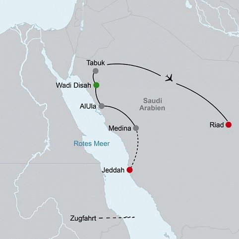 Saudi Arabien zum Kennenlernen privat