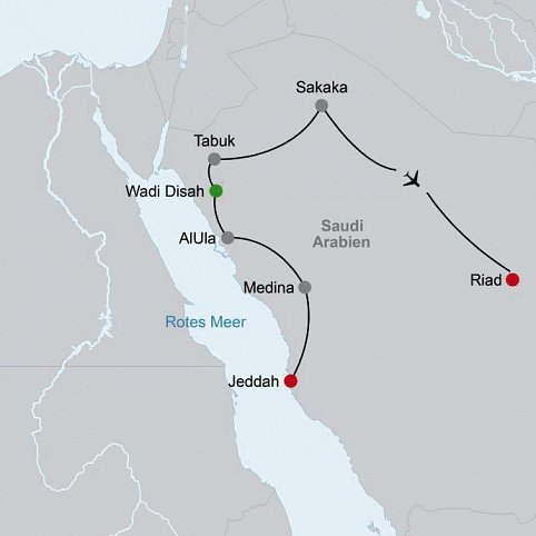 Saudi Arabien zum Kennenlernen privat