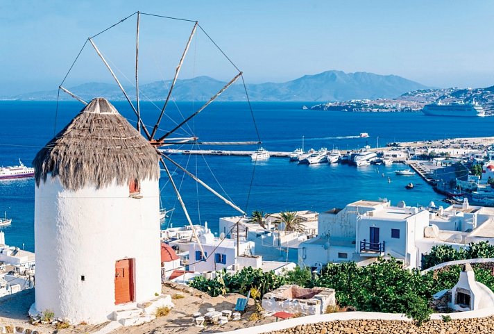 Kykladen-Inselhüpfen: Santorin, Mykonos, Paros, Naxos (15 Tage)