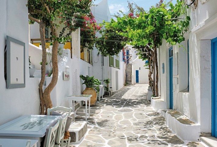Kykladen-Inselhüpfen: Santorin, Mykonos, Paros, Naxos (15 Tage)