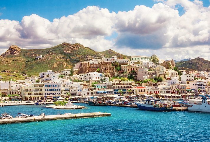 Kykladen-Inselhüpfen: Santorin, Mykonos, Paros, Naxos (15 Tage)