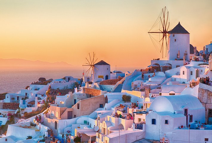 Kykladen-Inselhüpfen: Santorin, Mykonos, Paros, Naxos (15 Tage)