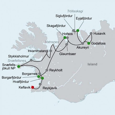 Islands wilder Westen