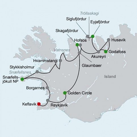 Islands wilder Westen mit Hochland