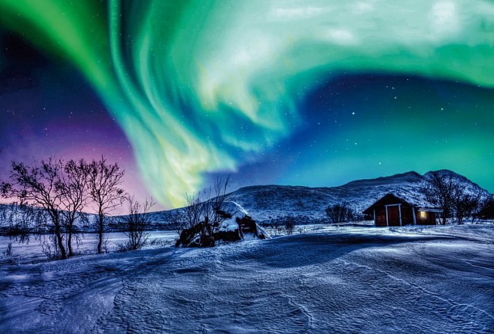 Winterlich aktiv in Schwedisch Lappland