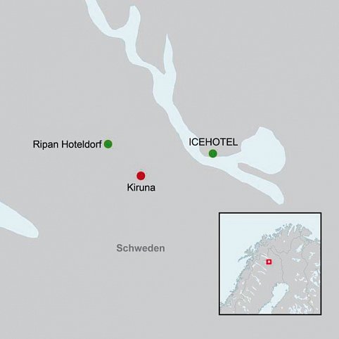 Winterlich aktiv in Schwedisch Lappland