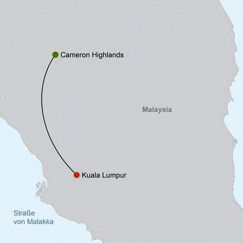 Naturerlebnis Cameron Highlands (Superior-Variante, ab Kuala Lumpur/bis Penang)