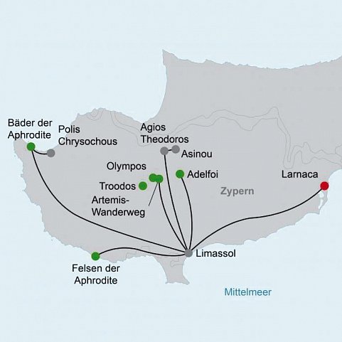 Zypern für Wanderfreunde
