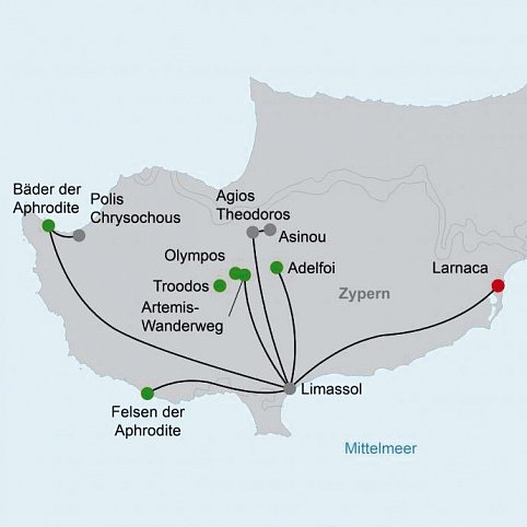 Zypern für Wanderfreunde