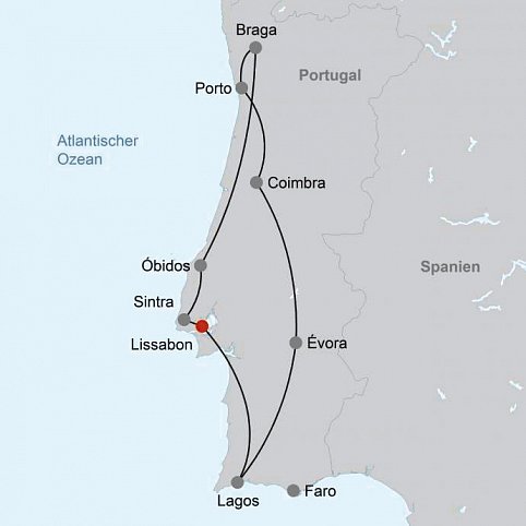 Portugal – Land der reizvollen Kontraste (10 Nächte, ohne Mietwagen, ab Lissabon)