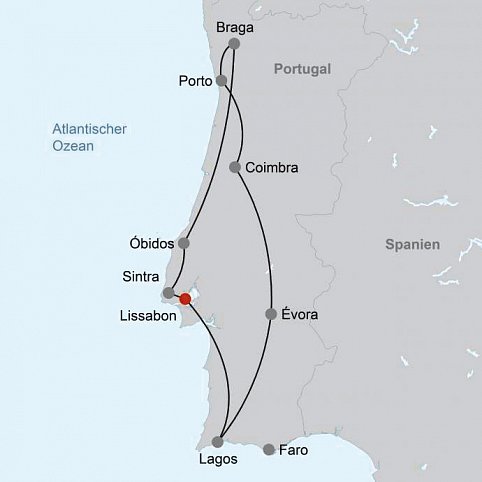 Portugal – Land der reizvollen Kontraste (14 Nächte, inkl. Mietwagen, ab Lissabon)