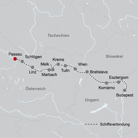 MS Primadonna - Passau-Budapest-Passau