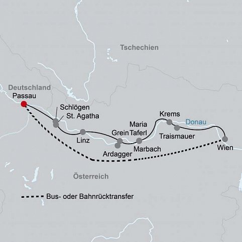 Donau-Radweg klassisch