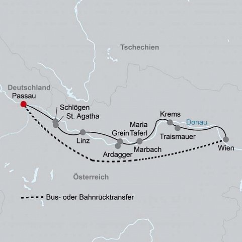 Donau-Radweg klassisch