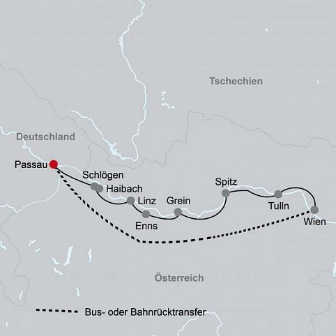 Donau-Radweg gemütlich entdecken