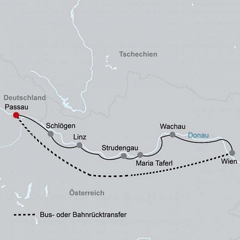 Schmankerltour an der Donau