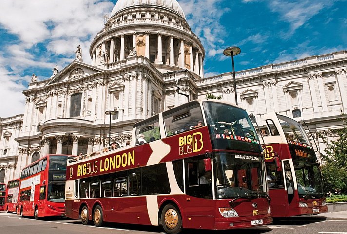 Big Bus Tours - Hop on Hop off Tour London inklusive Bootsfahrt