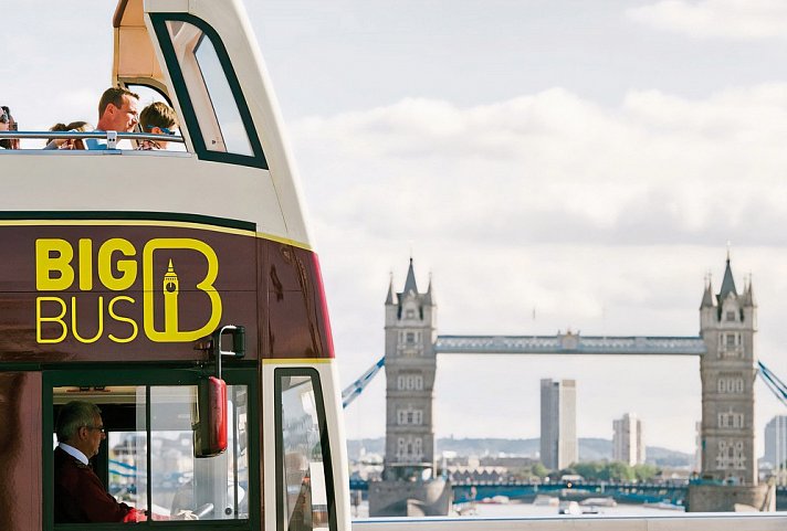 Big Bus Tours - Hop on Hop off Tour London inklusive Bootsfahrt