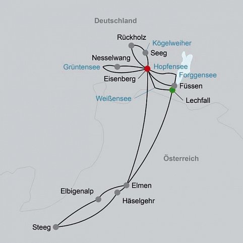 Rad-Rundreise - Malerisches Ostallgäu & Wildes Lechtal
