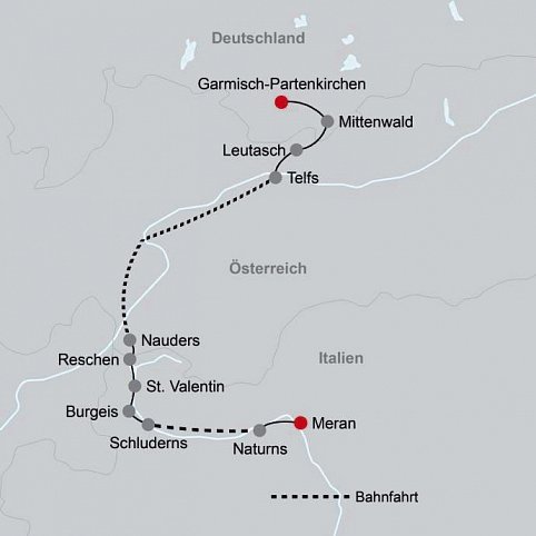 Wandertour Garmisch-Meran