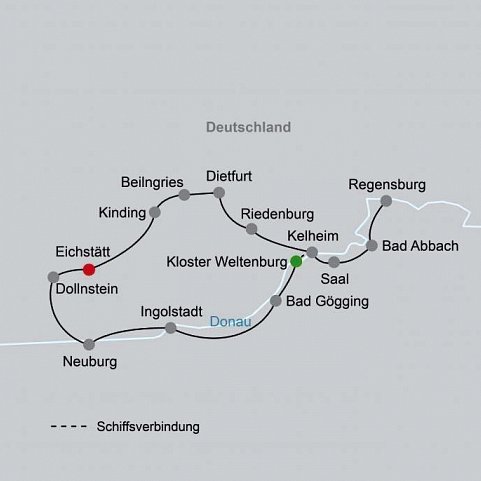 Rundtour Donau & Altmühl