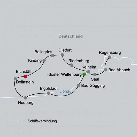 Rundtour Donau & Altmühl