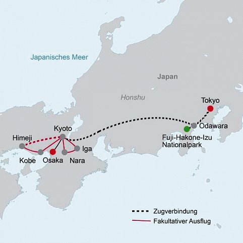 Japan zur Weltausstellung (inkl. Flug)