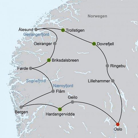 Norwegens schönste Fjorde