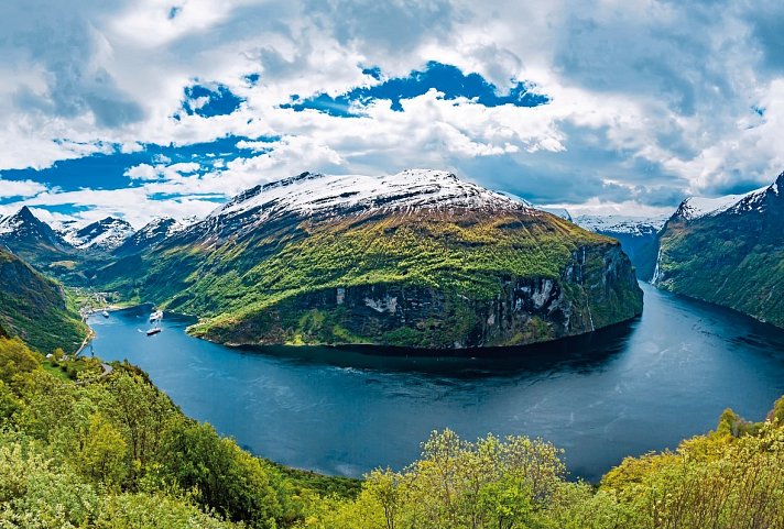 Mit Postschiff und Bahn durch Norwegen