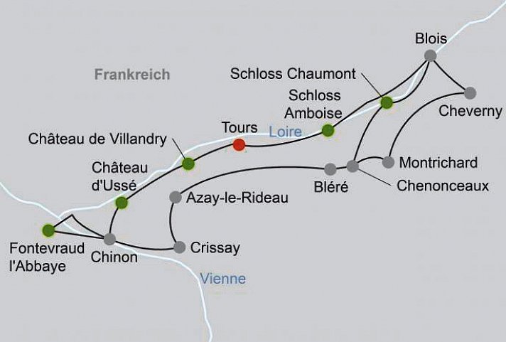 Schlösser der Loire ab Blois