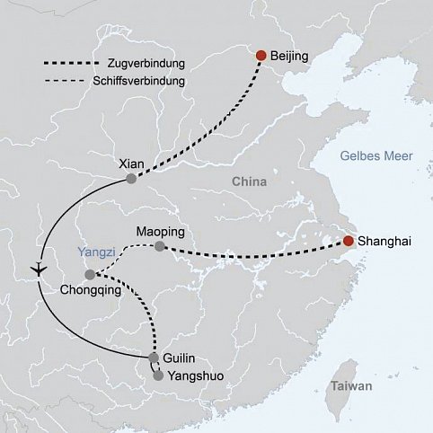 Klassisches China mit Yangzi-Kreuzfahrt