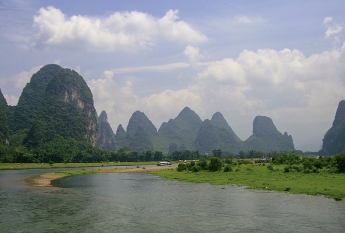 Die Zentren Chinas mit Yangzi