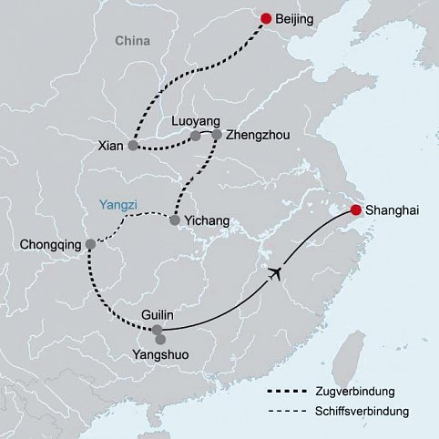 Höhpunkte Chinas (Privatreise)