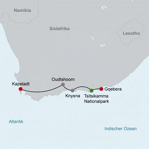 Best of South Africa Gqeberha-Kapstadt