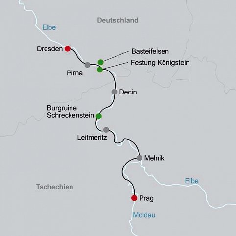 Prag-Dresden mit dem Rad