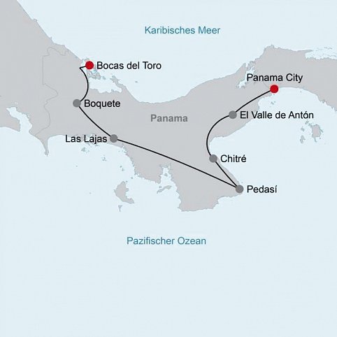 Panama auf eigene Faust inkl. Anschluss Bocas del Toro