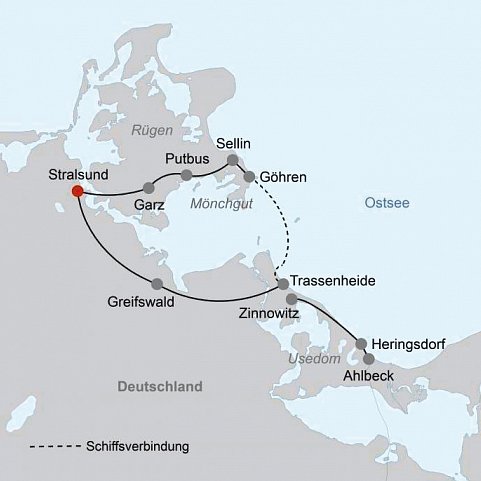 Romantisch Radeln - Inseln der Ostsee