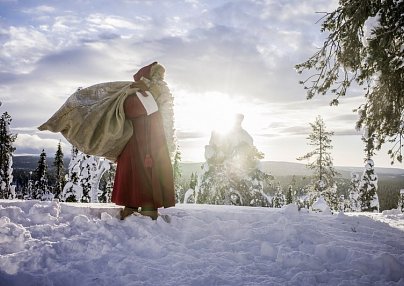 Hausbesuch beim Weihnachtsmann Rovaniemi