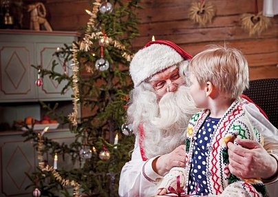 Hausbesuch beim Weihnachtsmann Rovaniemi