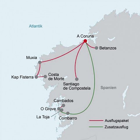 Nordspanien: Galicien - Weltkulturerbe und wilde Traumlandschaften (Hotel Eurostars)