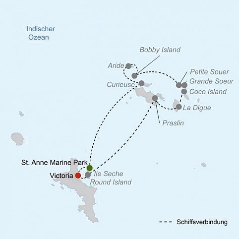 Segeltörn durchs Paradies - S.V. Sea Pearl (8 Tage/7 Nächte, ab/bis Mahé)