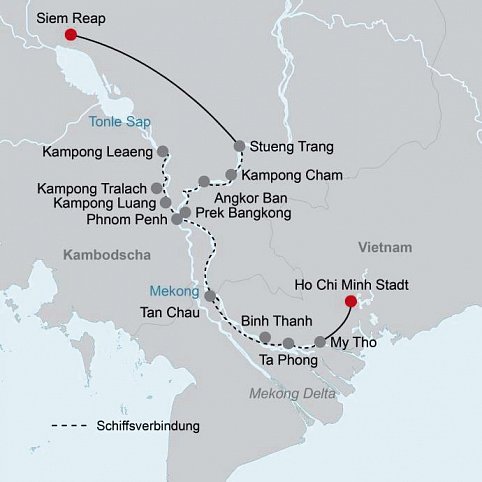 Heritage Line (Jayavarman, Ho Chi Minh Stadt - Siem Reap)